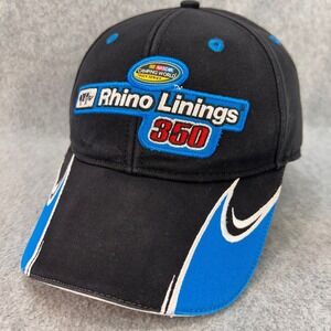 Rhino Linings 350 Mens Black SMI Properties Hat NASCAR Las Vegas 2014 OSFA